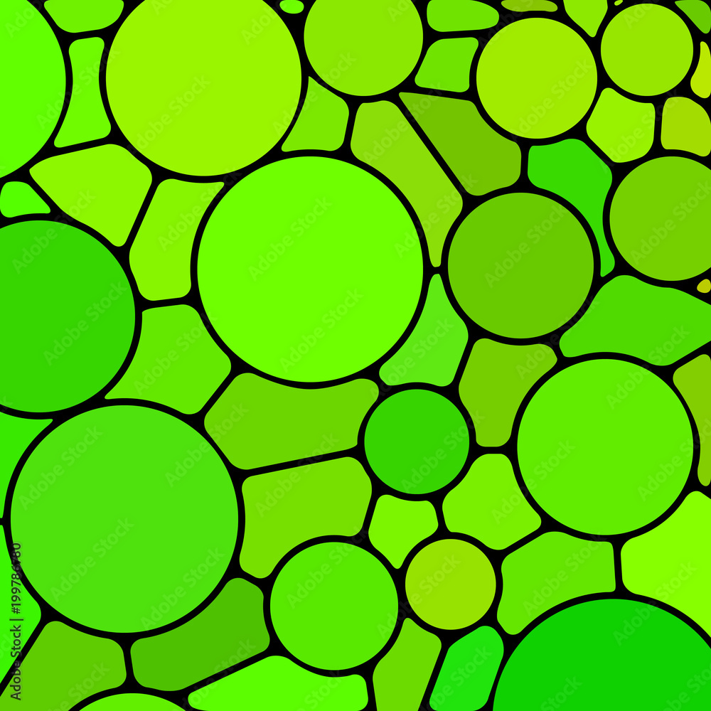 abstract vector stained-glass mosaic background