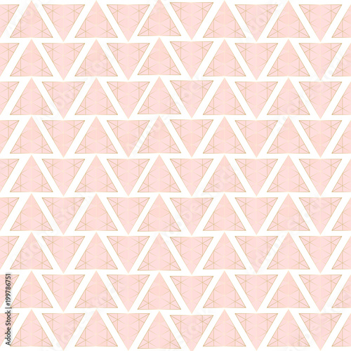 Geometric hipster pattern with gold triangular elements. Trendy chic golden background design for wedding, invitations, birthday, save the date, anniversary, fashion banners, web design, business card