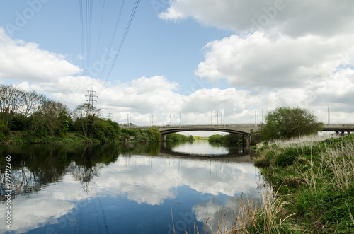 Clifton Bridge over the River Trent, Nottingham