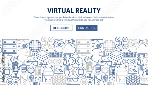 Virtual Reality Banner Design