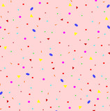 pattern of Colorful confetti with background.abstract texture vector