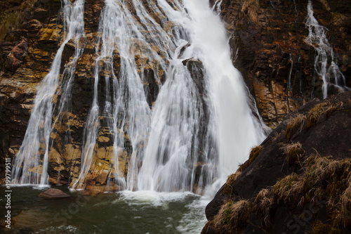 Waterfall Flying Waters in Bad Gastein, Austria.