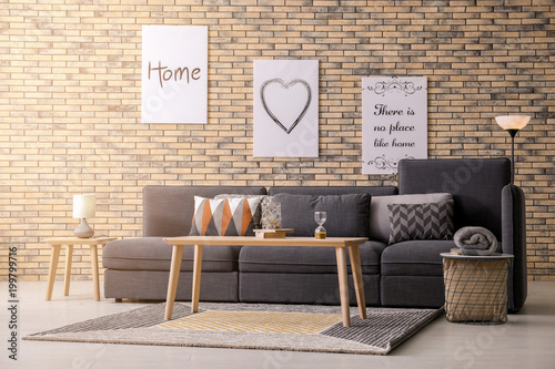 Elegant living room interio...
