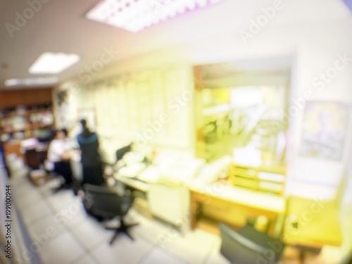 blurred image of Teamwork process. education and business people working with new startup project in meeting room at the office,  Employee brainstorm © narin_nonthamand