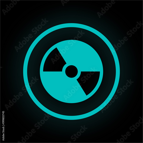 Neon Button rund - CD