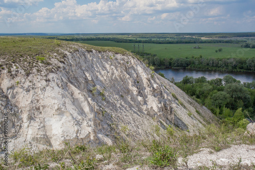 white clipping, chalky, chalky precipice