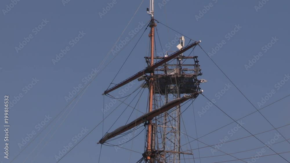 Close up of sailing ship in Helsinki harbour, Finland. Close up of sailing ship in Helsinki harbour, Finland.