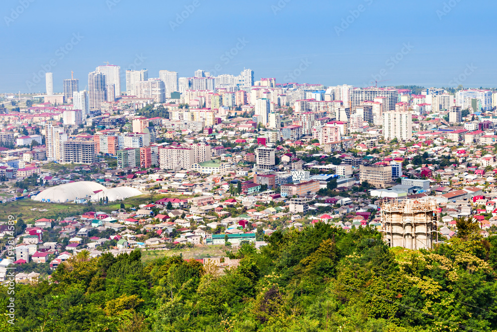 Fototapeta premium Batumi aerial view