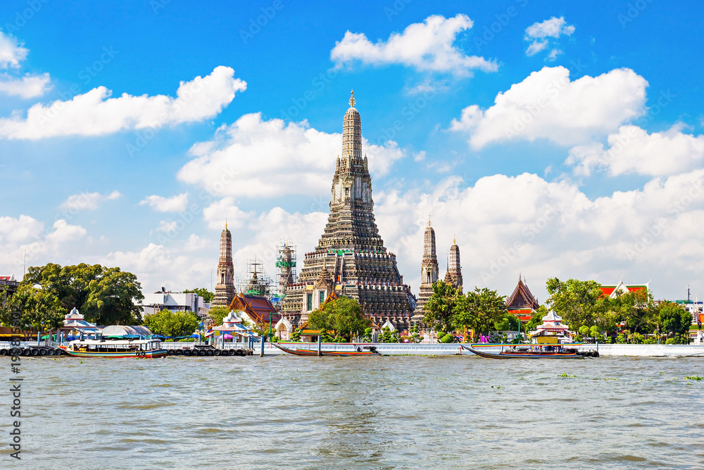 Wat Arun Temple - obrazy, fototapety, plakaty 