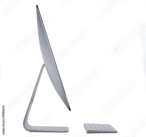 Apple Computer Screen on White background