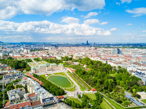 Photography Belvedere Palace in Vienna