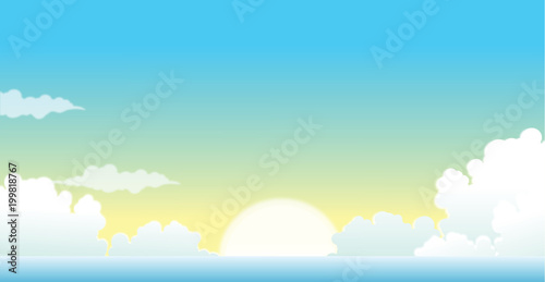 This illustration is a common natural landscape.