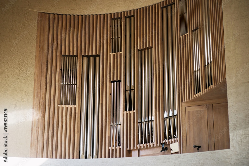 Fototapeta premium Modern pipe organ.