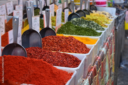 A market in Israel selling produce