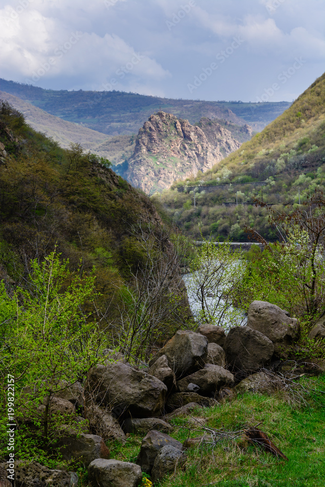Fototapeta premium Amazing mountain landscape, Armenia
