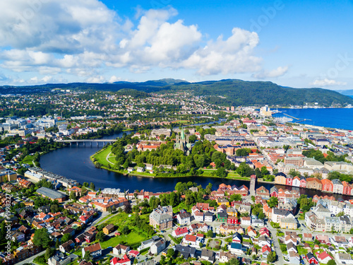Photos Trondheim aerial panoramic view