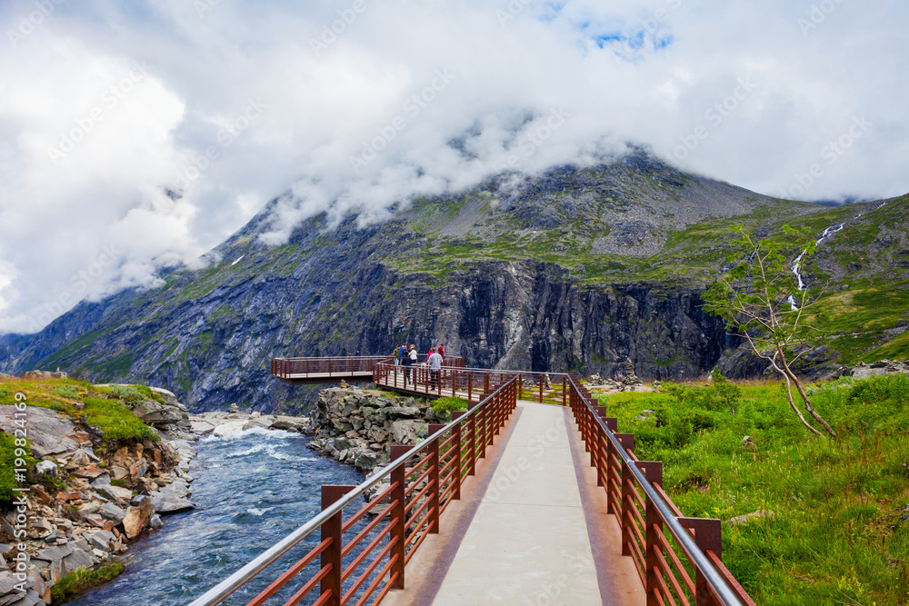 Fototapeta premium Trollstigen Trolls Path, Norway