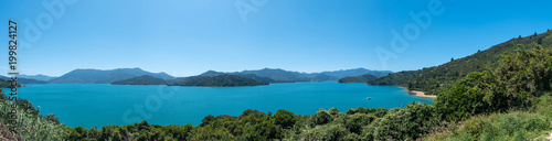 Panorama Küste in Neuseeland