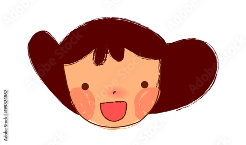 Close-up of Girl face