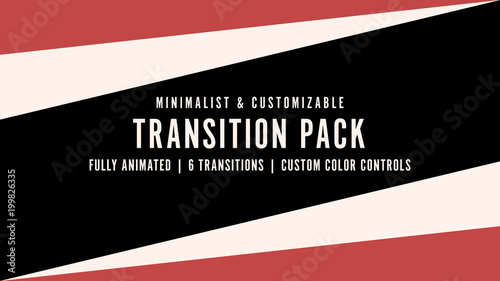 Minimalist Two Color Transitions
