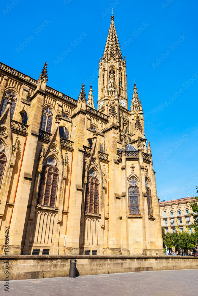 Fototapeta premium Good Shepherd Cathedral, San Sebastian