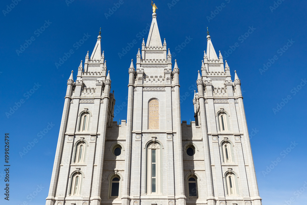 Mormon church in Salt Lake City