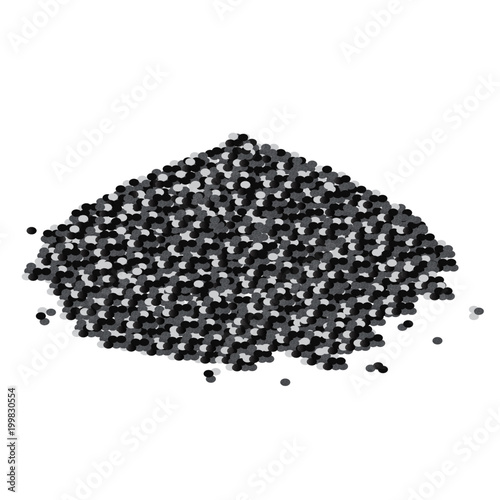 Chia seeds vector