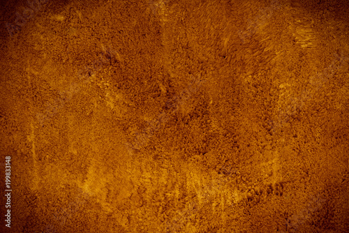 Canvas Print gold brown background paper with vintage grunge background texture with black sc