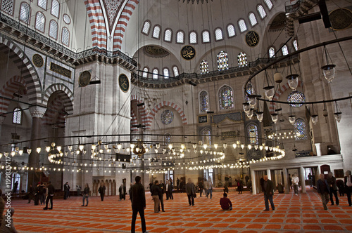 Suleymaniye Mosque in Istanbul photo