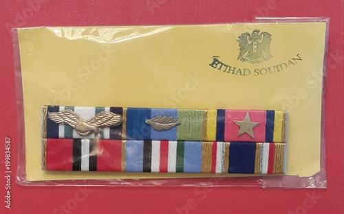 Syrian Air Force pilot ribbon set