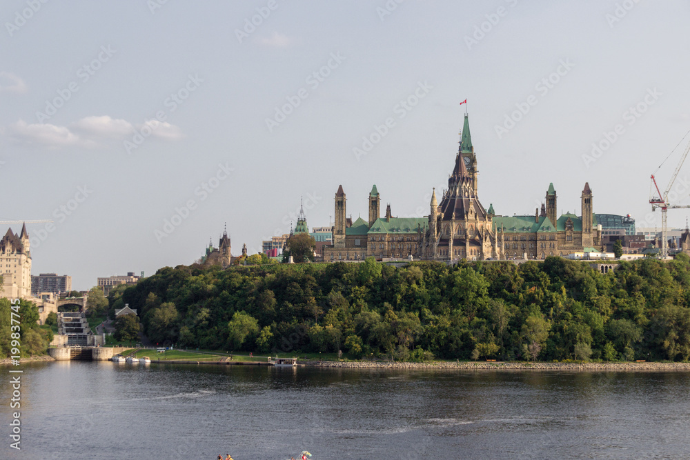 Fototapeta premium Parliament Hill in Ottawa (Canada)