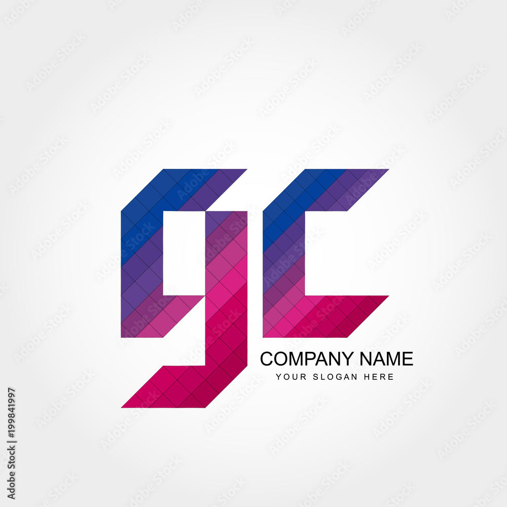GC Letter Logo Design GC Letter Logo Design