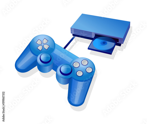 vector icon game console