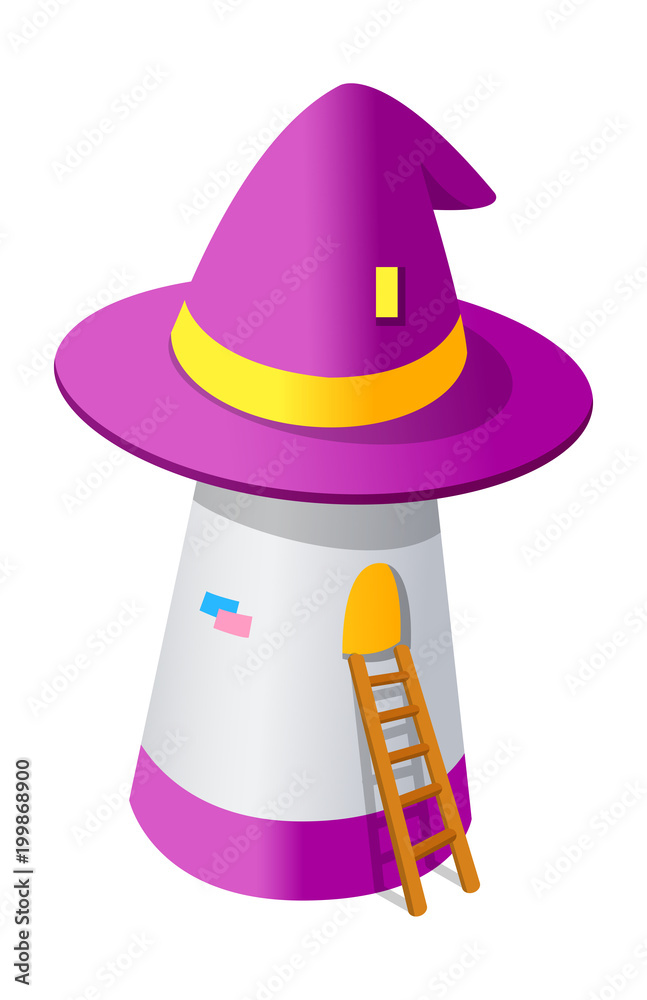 Vector icon magician hat Vector icon magician hat