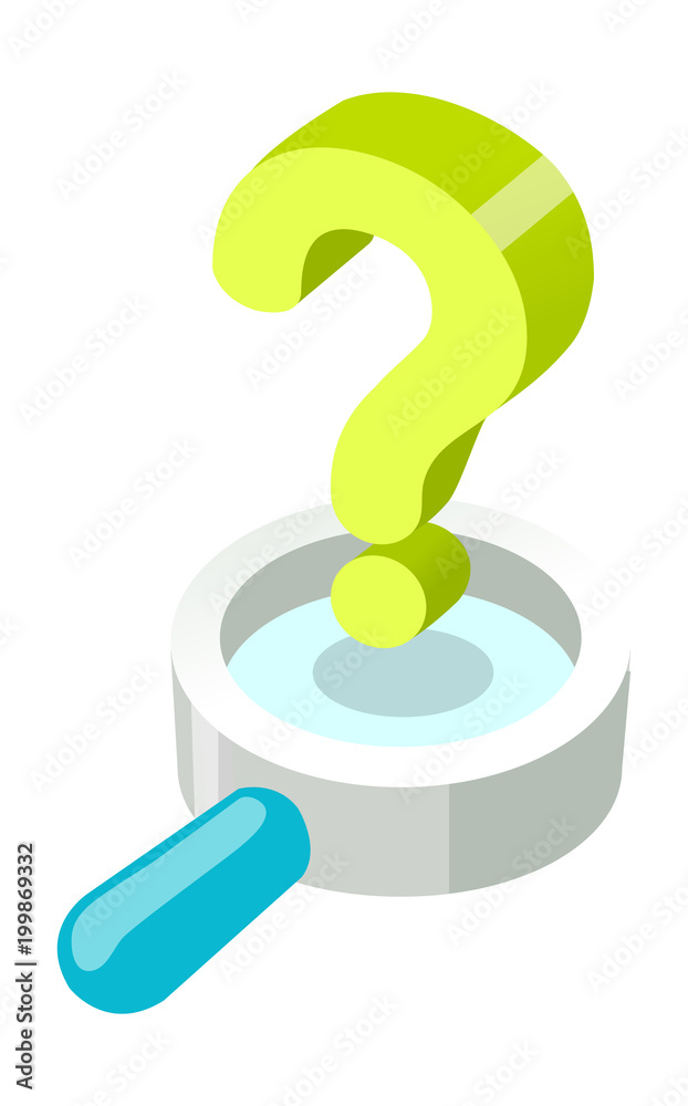 Vector icon magnifying glass Vector icon magnifying glass