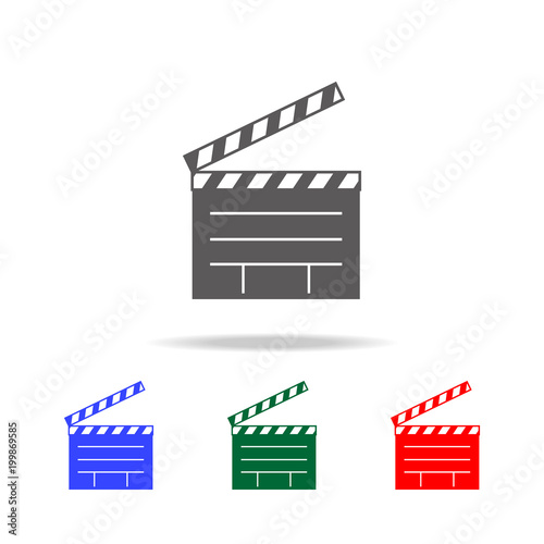 The director's cracker icon. Elements of cinema and filmography multi colored icons. Premium quality graphic design icon. Simple icon for websites, web design, mobile app