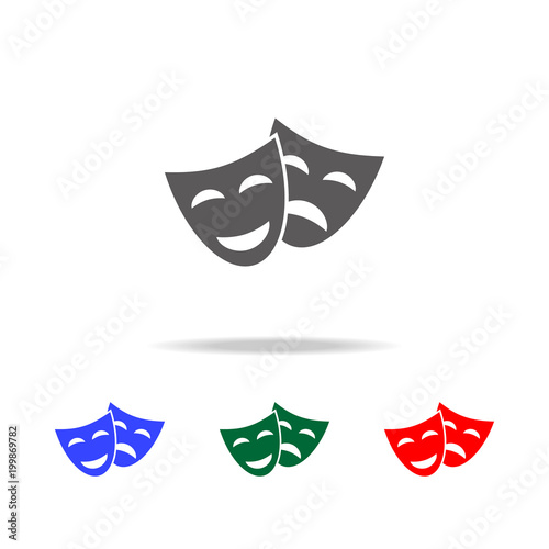 theater sign icon. Elements of cinema and filmography multi colored icons. Premium quality graphic design icon. Simple icon for websites, web design, mobile app, info graphics