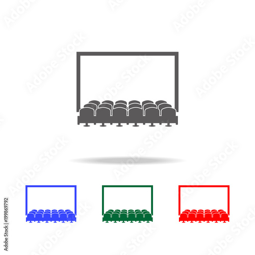 cinema icon. Elements of cinema and filmography multi colored icons. Premium quality graphic design icon. Simple icon for websites, web design, mobile app, info graphics