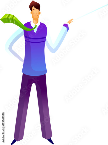 Side view of man standing