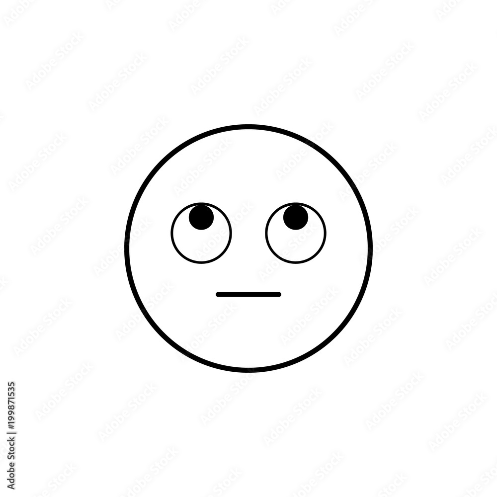 rolled his eyes icon. Detailed set of avatars of professions icons. Premium quality line graphic design. One of the collection icons for websites, web design, mobile app rolled his eyes icon. Detailed set of avatars of professions icons. Premium quality line graphic design. One of the collection icons for websites, web design, mobile app