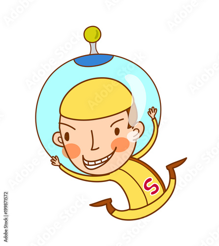 Close-up of boy smiling