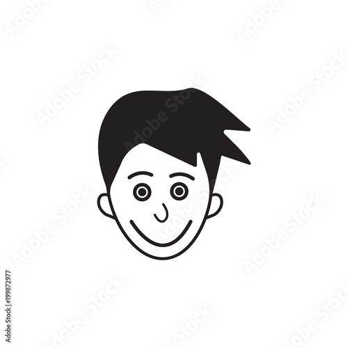 Canvas Print gloat in the face icon