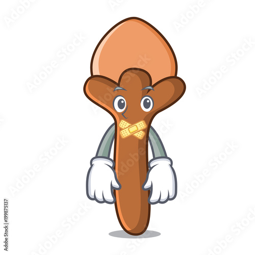 Silent cloves mascot cartoon style