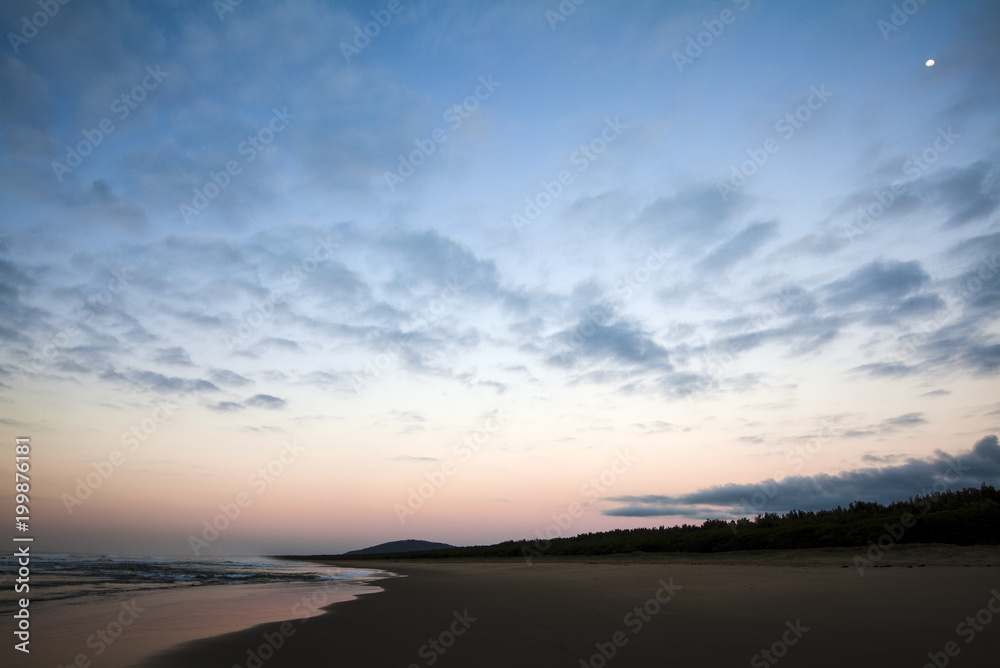 Sunrise, Seven Mile Beach National Park between Kiama and Nowra, Australia