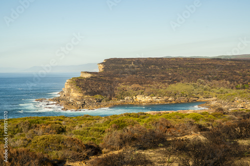 Royal National Park coast in the morning. photo