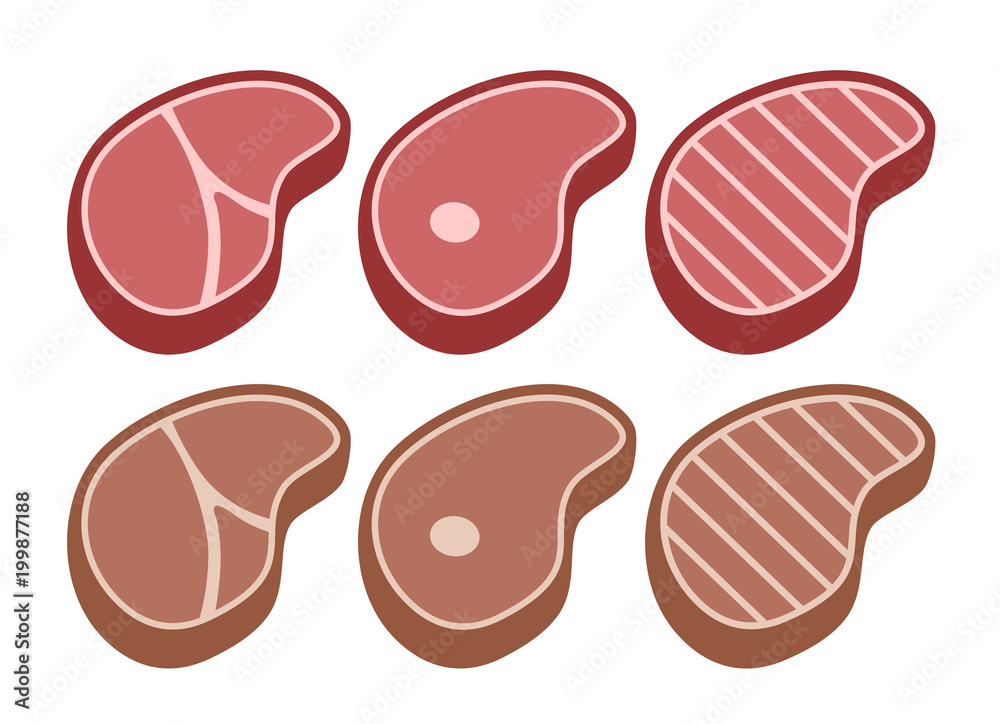 design of meat illustration