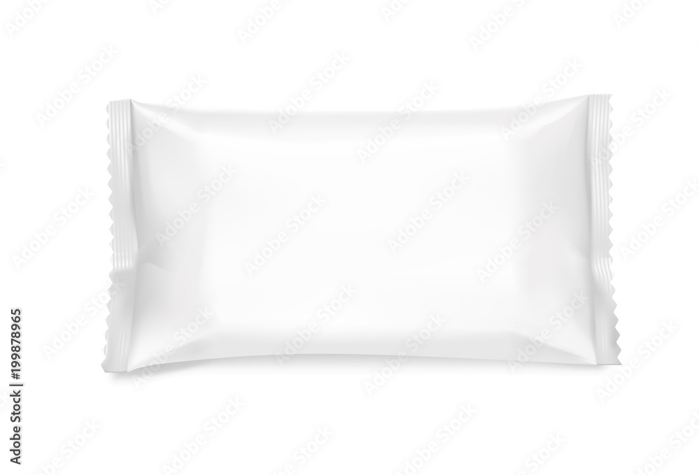 Flow pack isolated on white background. Template for your design. Vector illustration. EPS10. Flow pack isolated on white background. Template for your design. Vector illustration. EPS10.