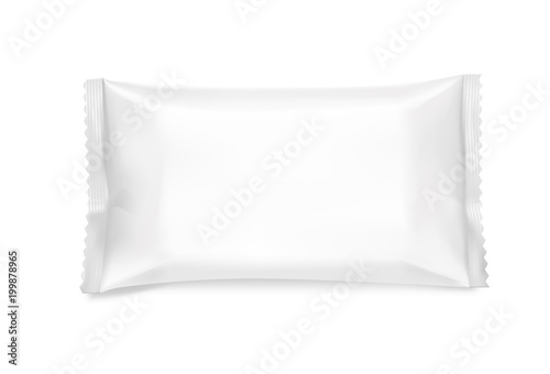 Flow pack isolated on white background. Template for your design. Vector illustration. EPS10.