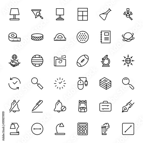 Flat icon set