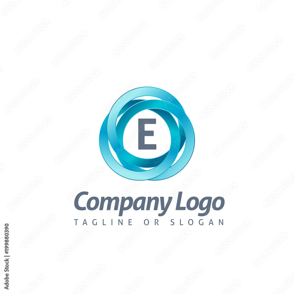 E LETTER LOGO TEMPLATE E LETTER LOGO TEMPLATE